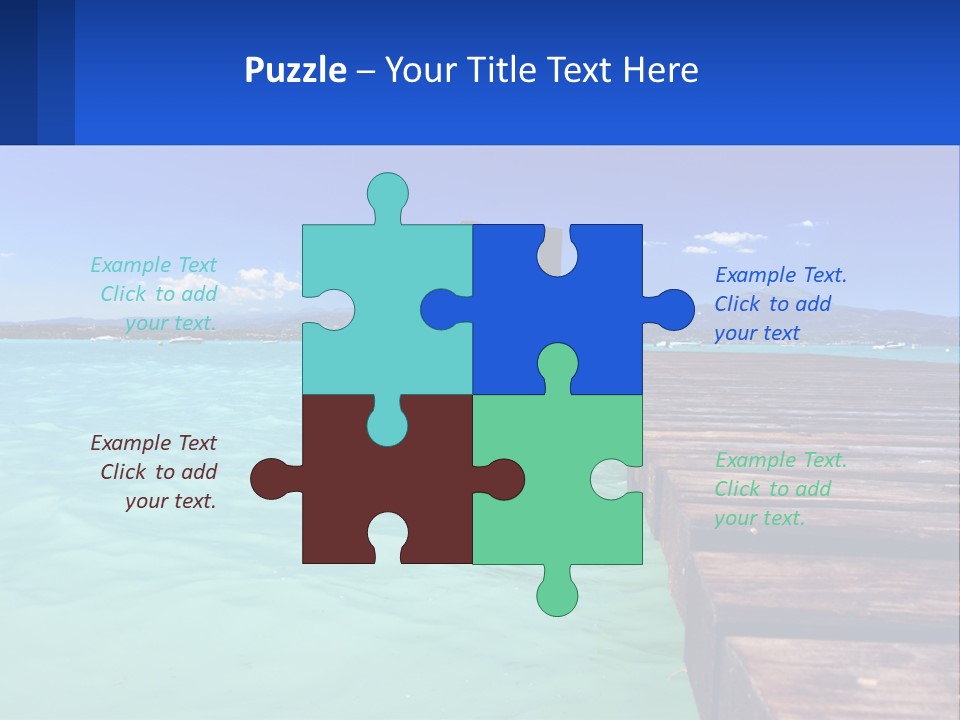 Pier Destination Perspective PowerPoint Template