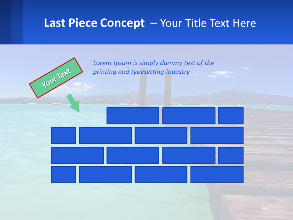 Pier Destination Perspective PowerPoint Template