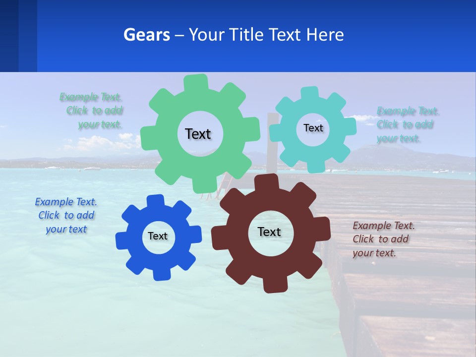 Pier Destination Perspective PowerPoint Template