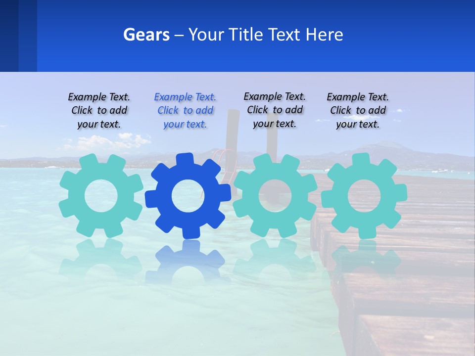 Pier Destination Perspective PowerPoint Template