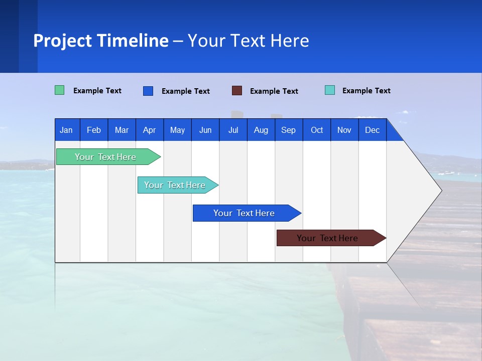 Pier Destination Perspective PowerPoint Template