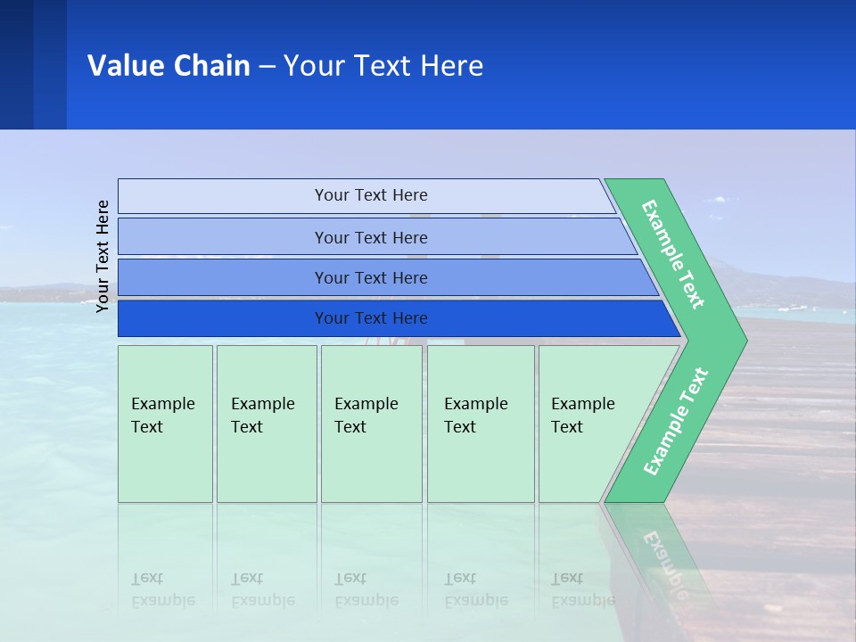Pier Destination Perspective PowerPoint Template