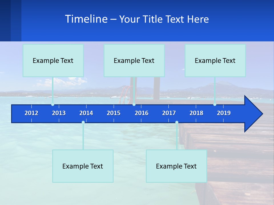 Pier Destination Perspective PowerPoint Template