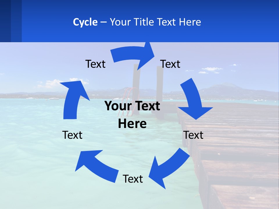 Pier Destination Perspective PowerPoint Template
