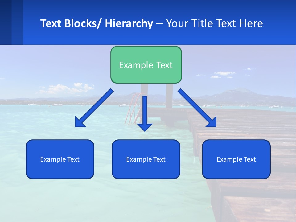 Pier Destination Perspective PowerPoint Template