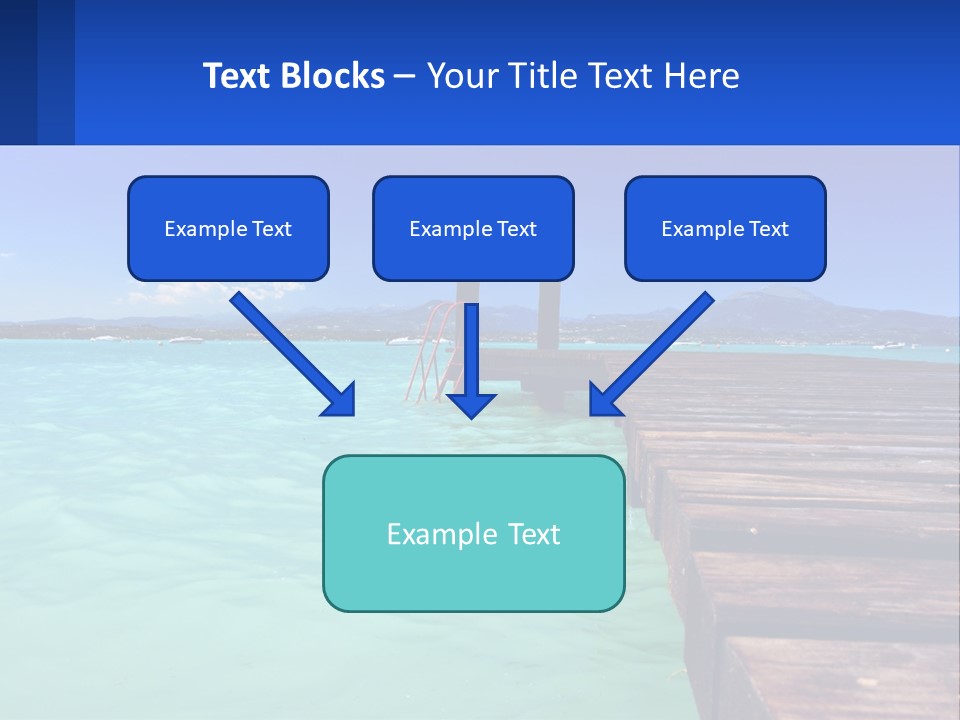 Pier Destination Perspective PowerPoint Template