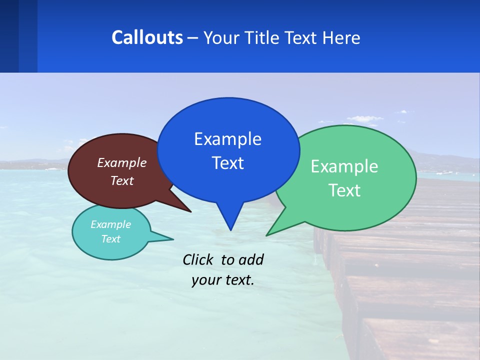 Pier Destination Perspective PowerPoint Template