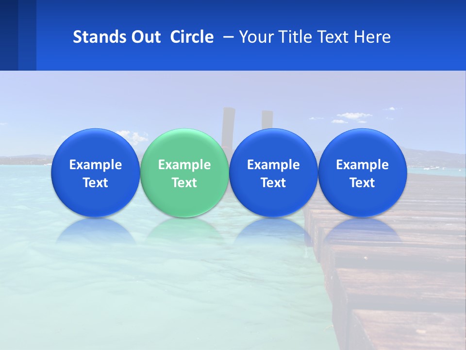 Pier Destination Perspective PowerPoint Template