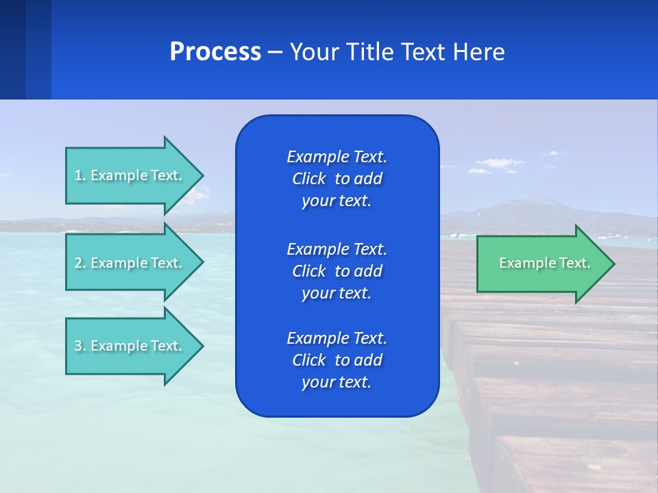 Pier Destination Perspective PowerPoint Template
