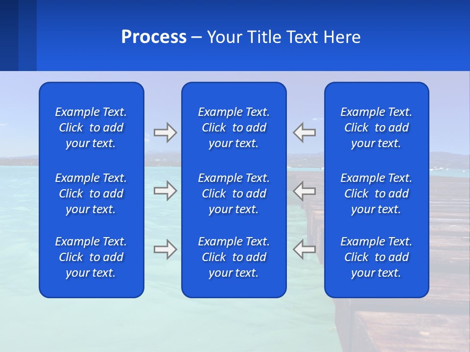 Pier Destination Perspective PowerPoint Template