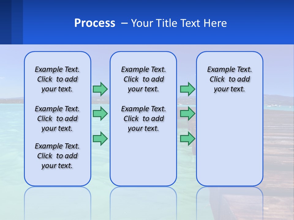 Pier Destination Perspective PowerPoint Template
