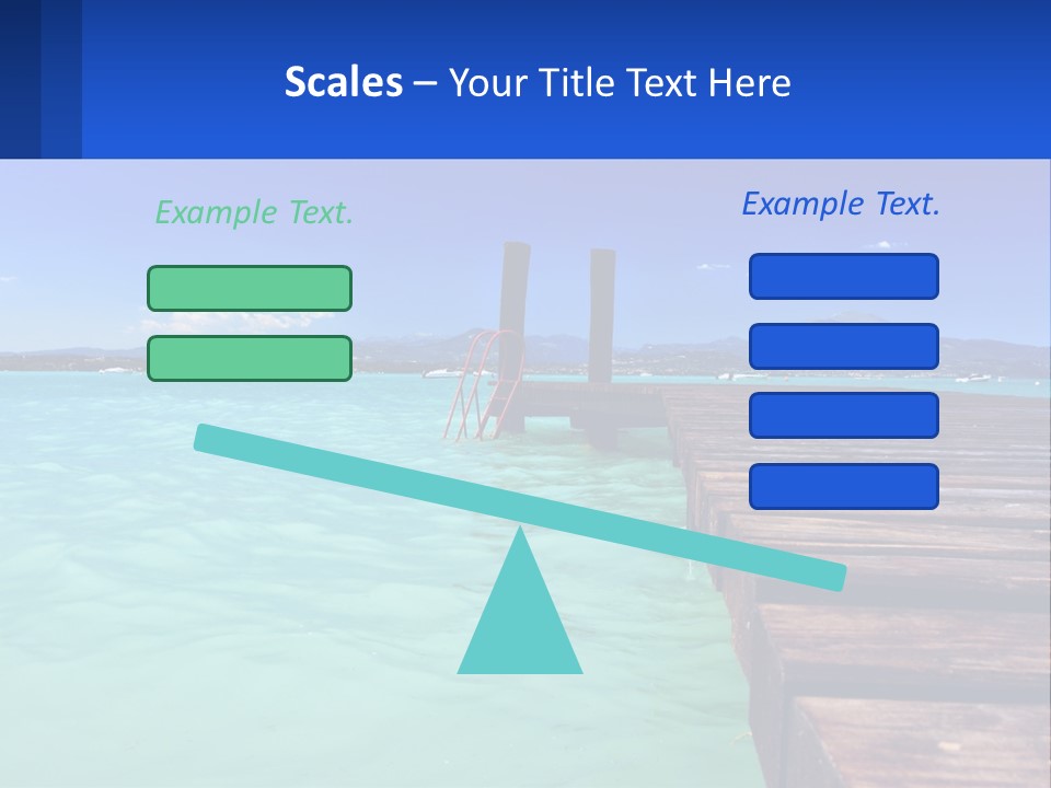 Pier Destination Perspective PowerPoint Template