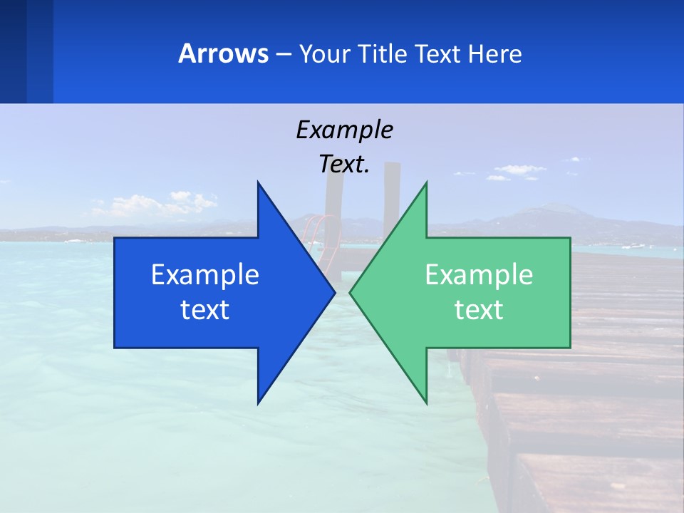 Pier Destination Perspective PowerPoint Template
