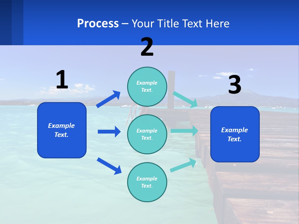 Pier Destination Perspective PowerPoint Template