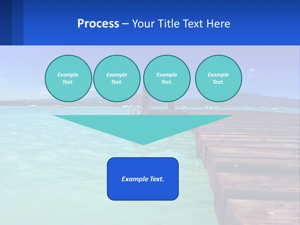 Pier Destination Perspective PowerPoint Template