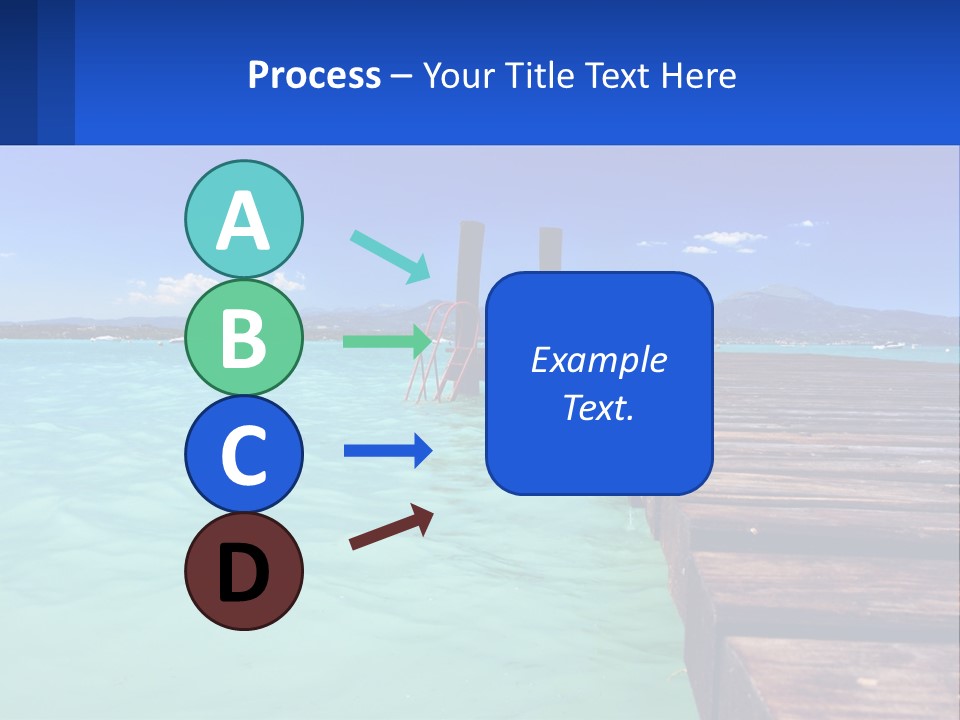 Pier Destination Perspective PowerPoint Template