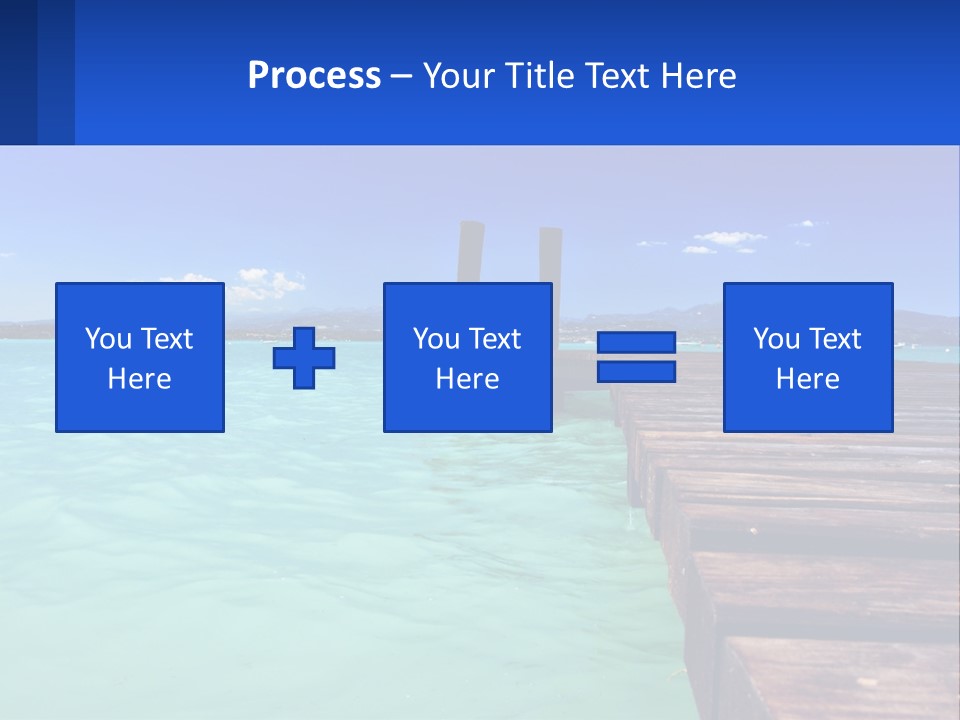 Pier Destination Perspective PowerPoint Template
