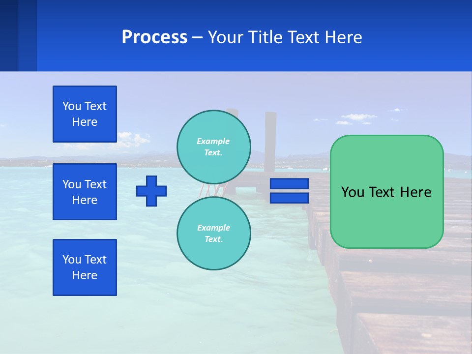 Pier Destination Perspective PowerPoint Template