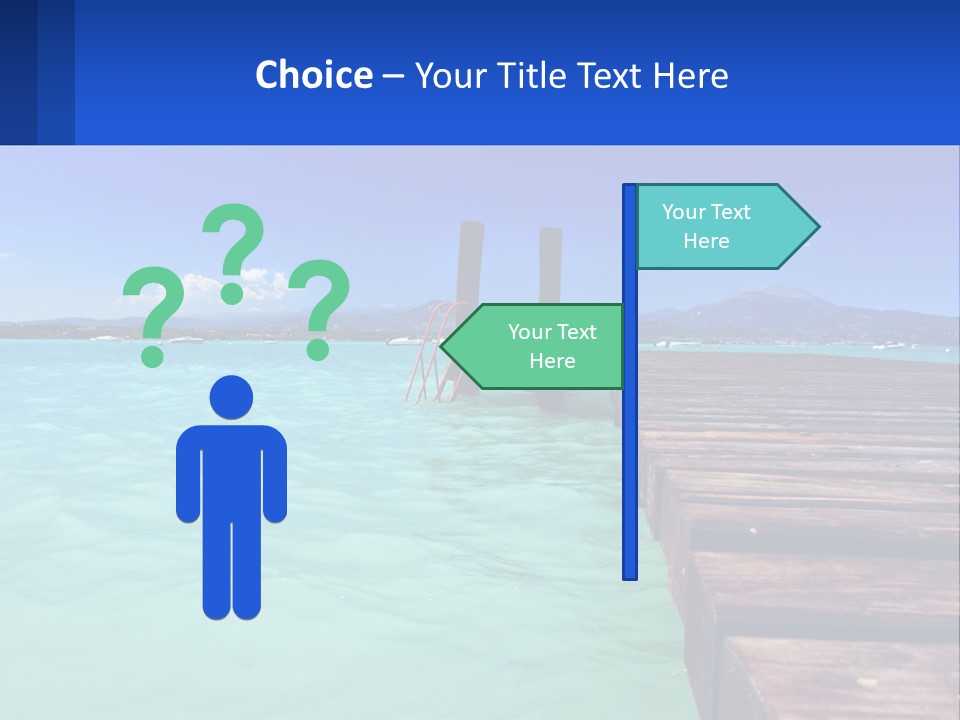 Pier Destination Perspective PowerPoint Template