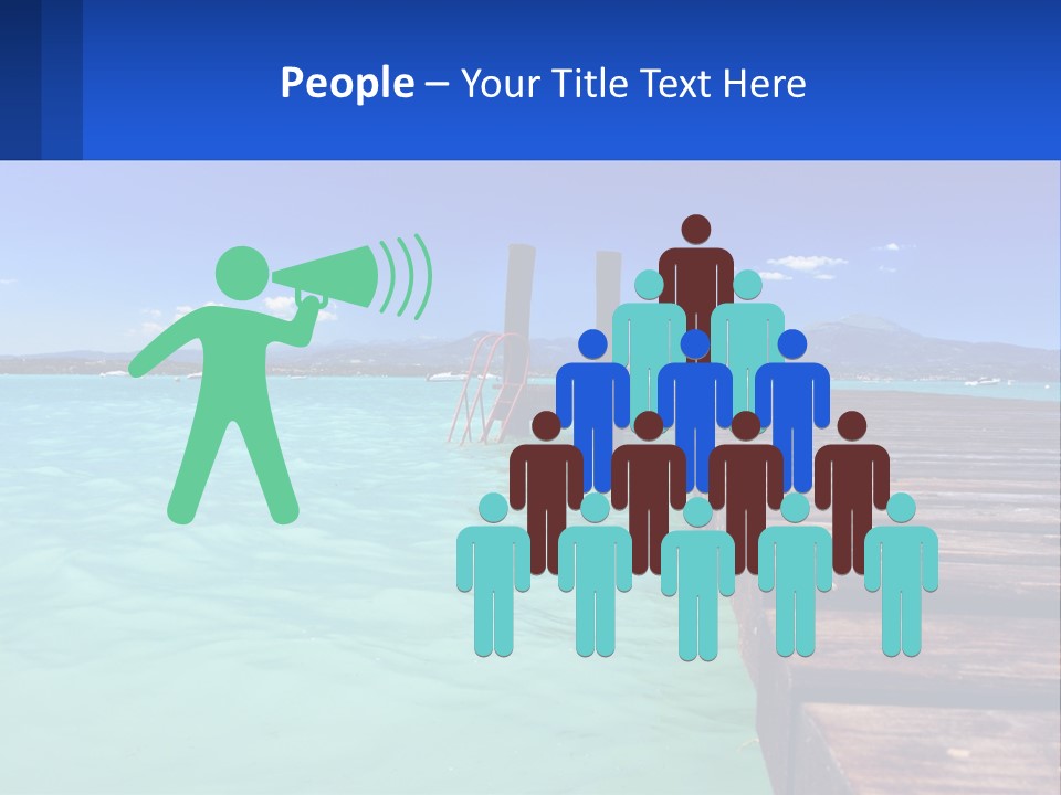 Pier Destination Perspective PowerPoint Template