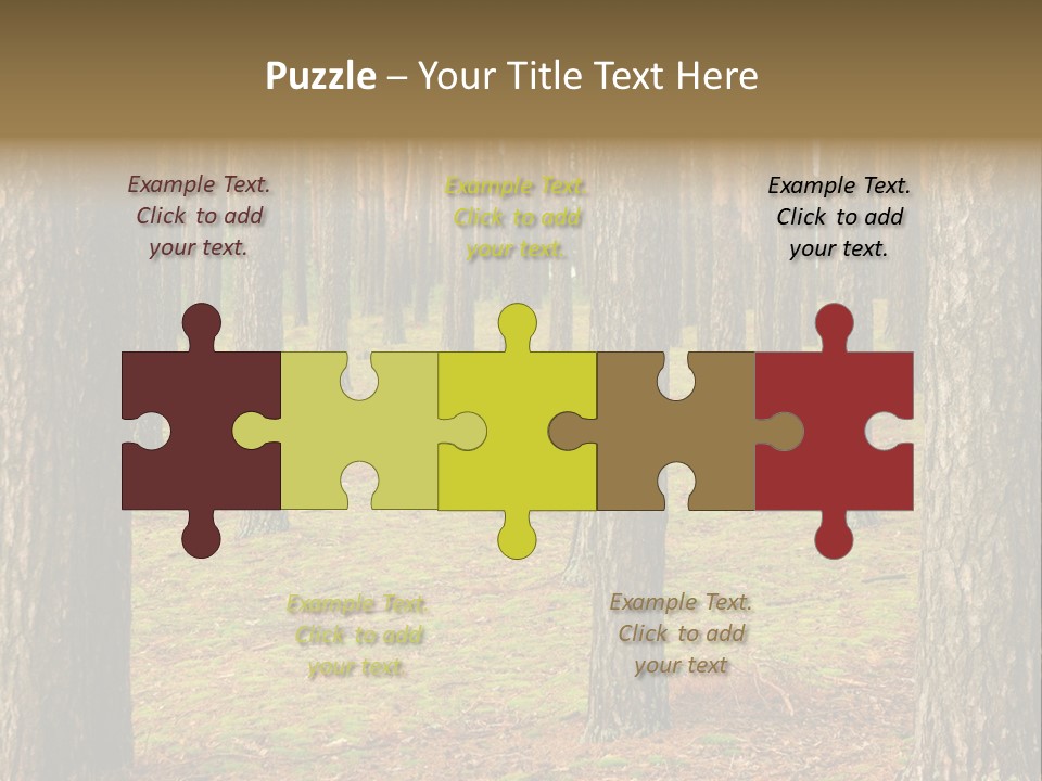 Pine Timber Spring PowerPoint Template