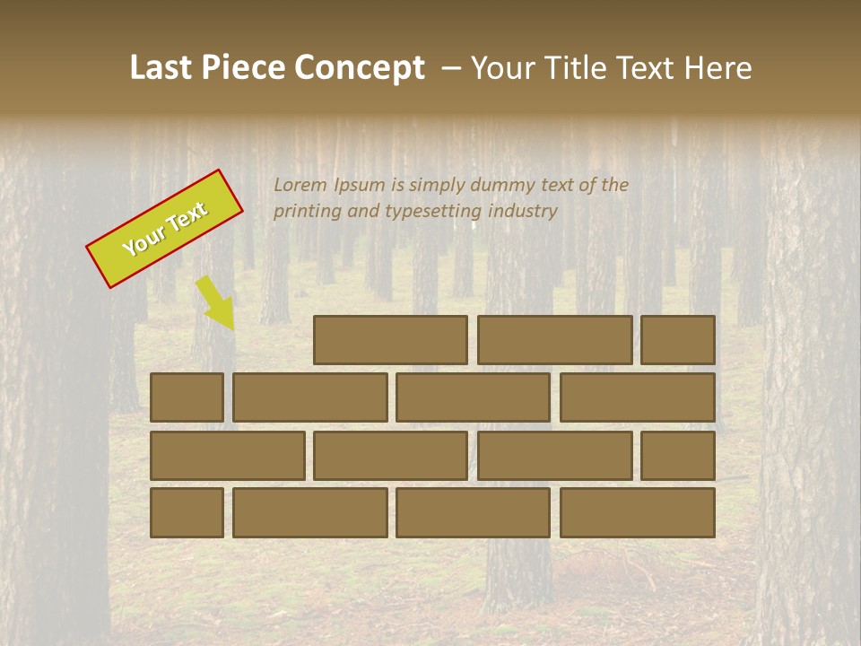 Pine Timber Spring PowerPoint Template