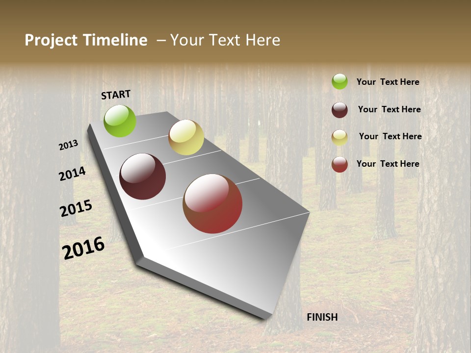 Pine Timber Spring PowerPoint Template
