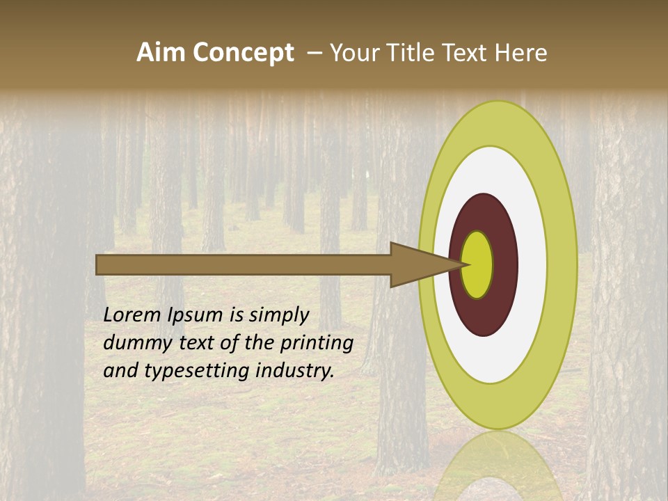 Pine Timber Spring PowerPoint Template