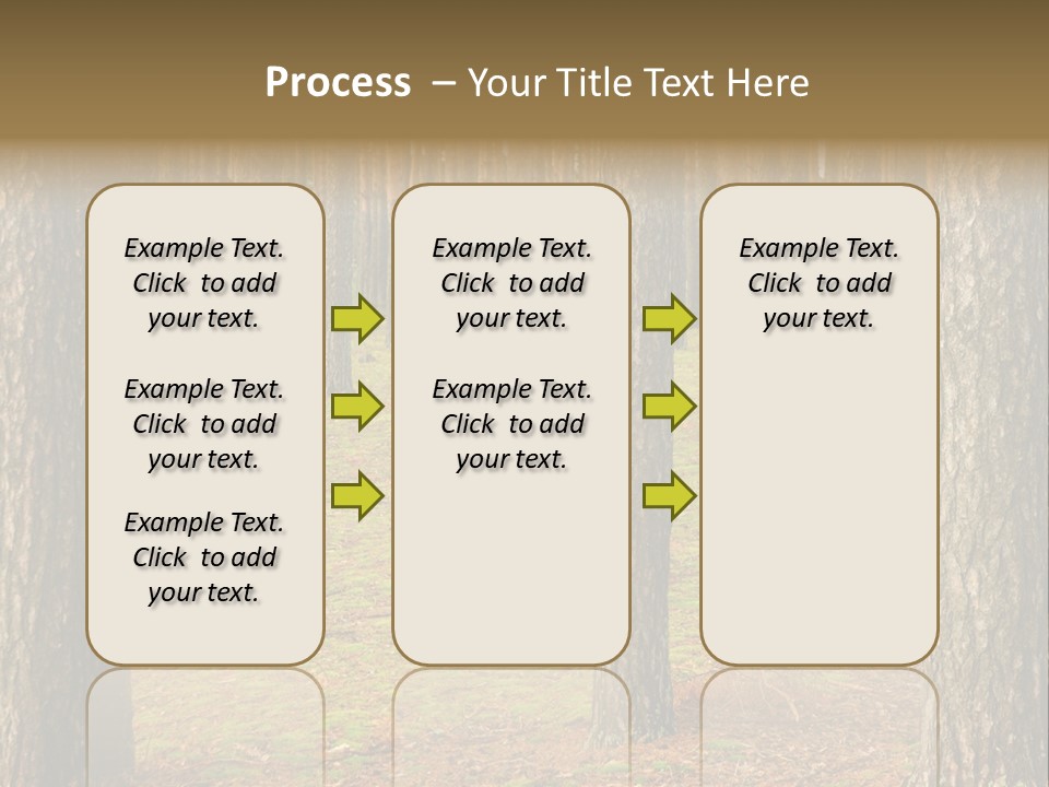 Pine Timber Spring PowerPoint Template