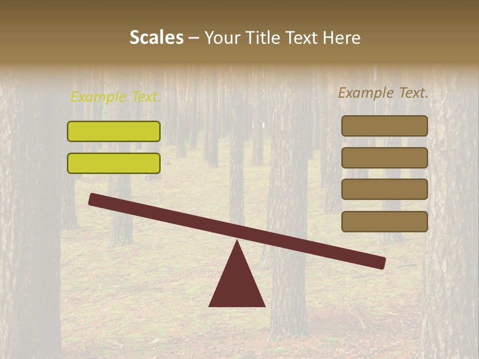 Pine Timber Spring PowerPoint Template