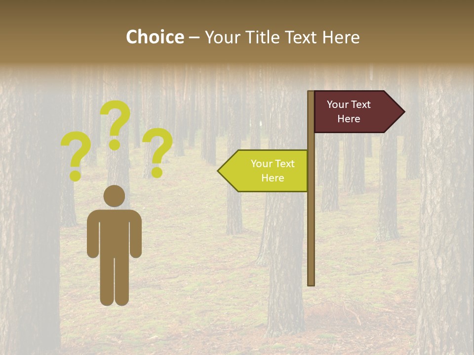 Pine Timber Spring PowerPoint Template