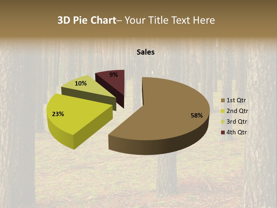 Pine Timber Spring PowerPoint Template