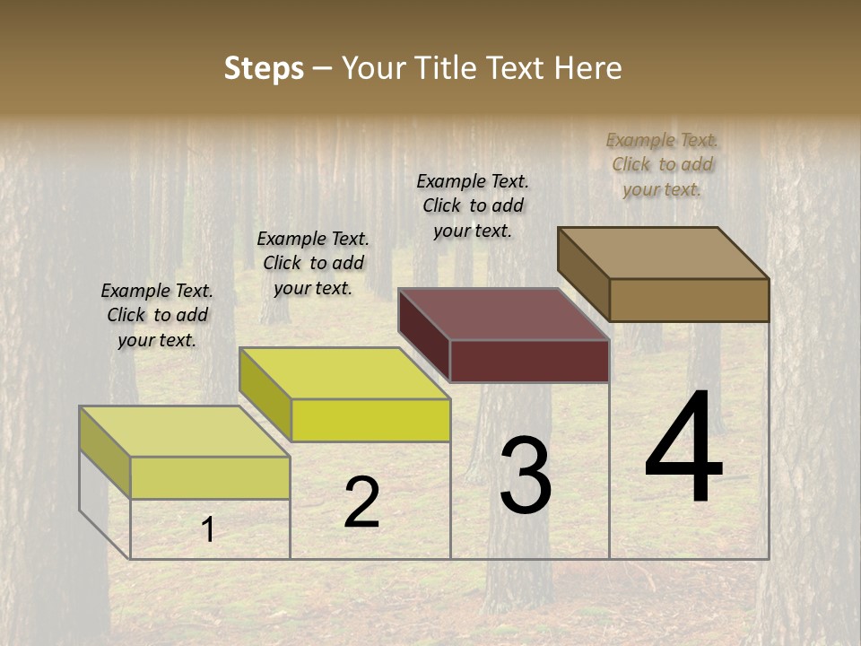Pine Timber Spring PowerPoint Template