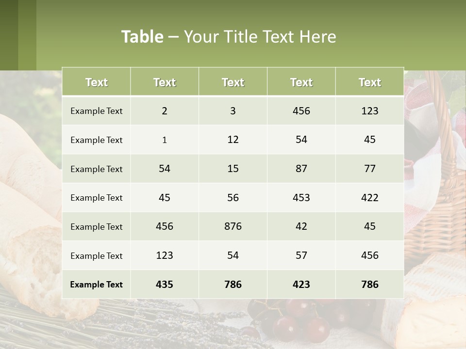 Beverage Agriculture Food PowerPoint Template