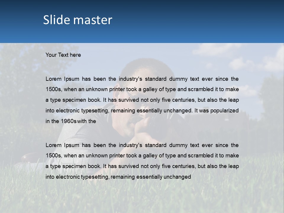 Male Targets Men PowerPoint Template