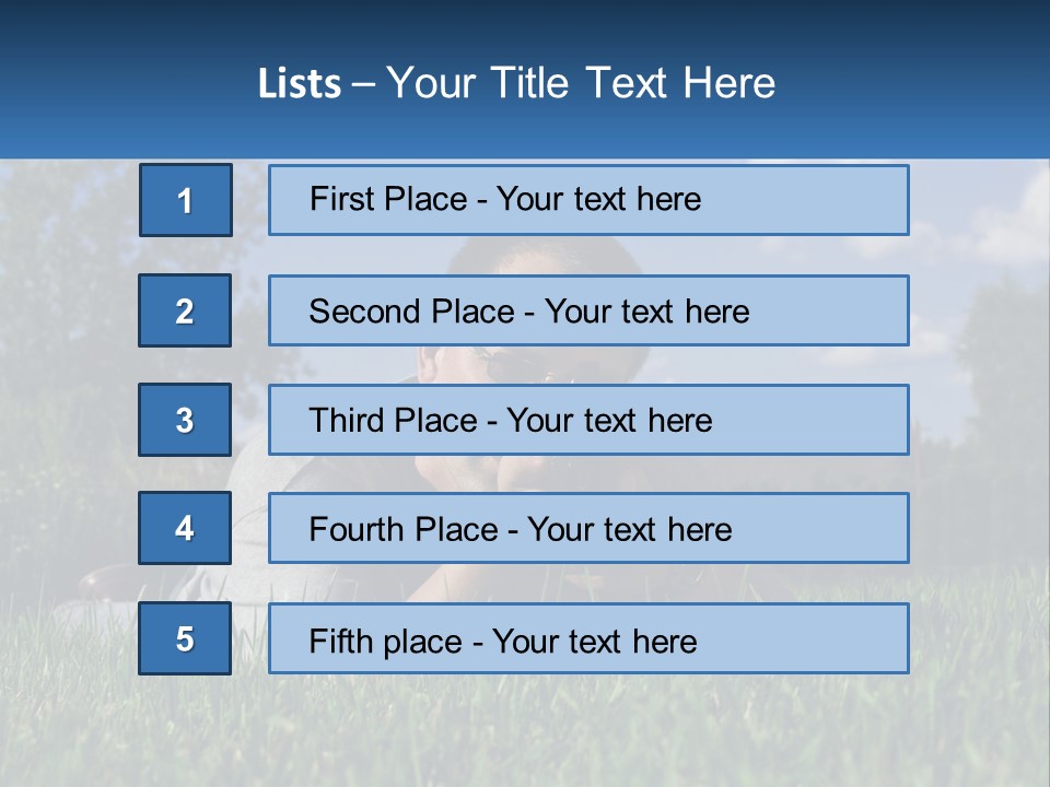 Male Targets Men PowerPoint Template