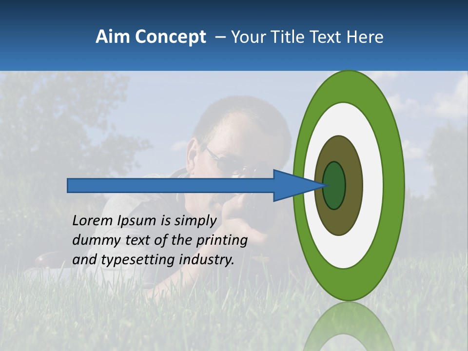 Male Targets Men PowerPoint Template