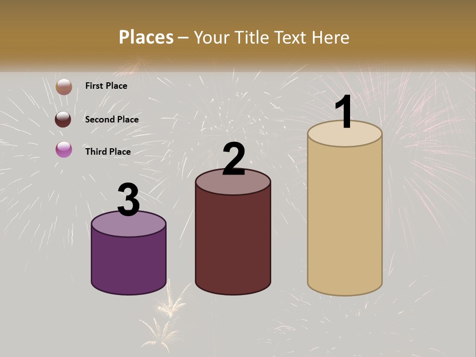 Explosion Rockets Fireballs PowerPoint Template