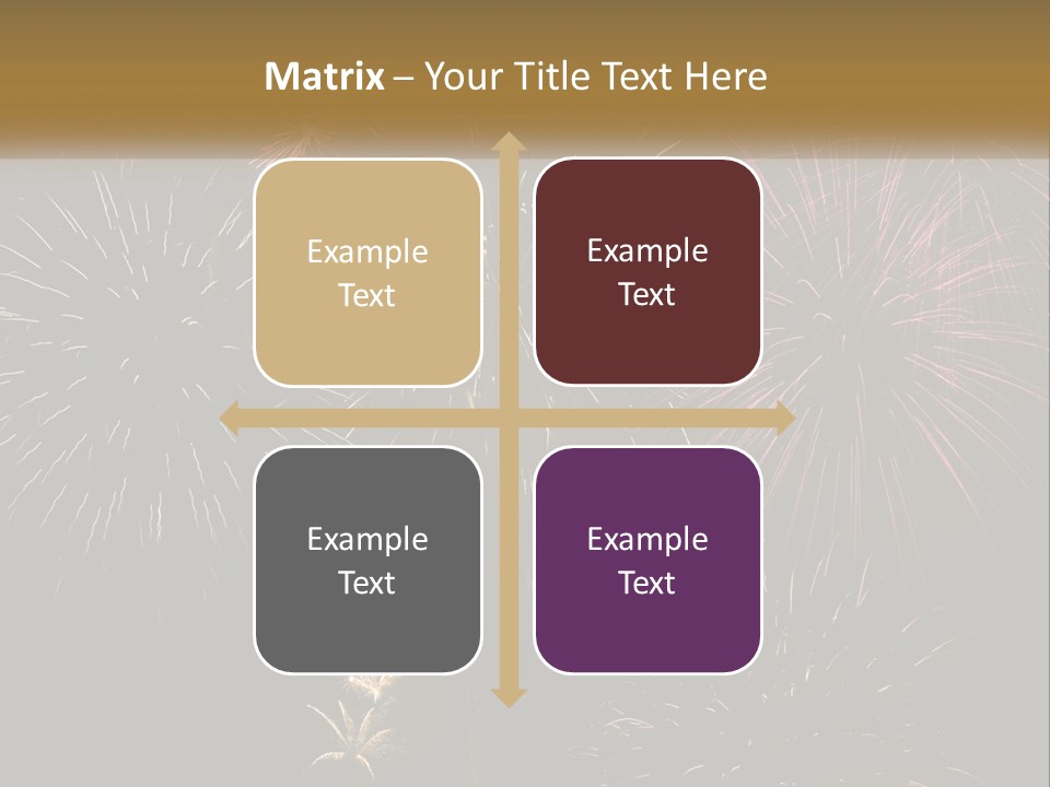 Explosion Rockets Fireballs PowerPoint Template