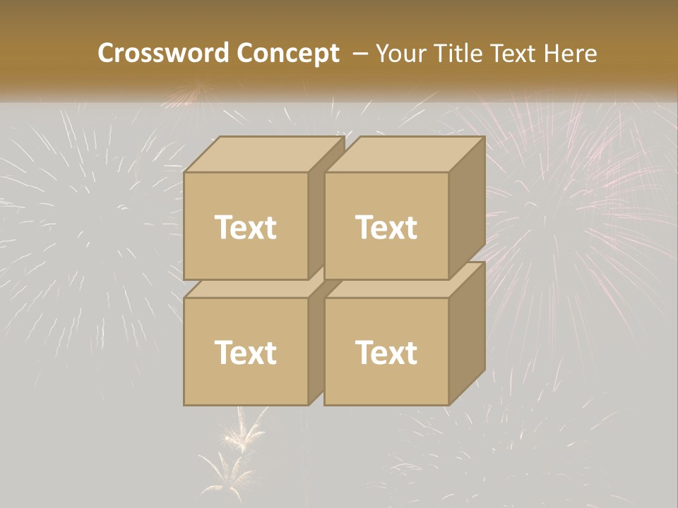 Explosion Rockets Fireballs PowerPoint Template