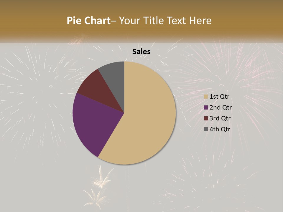 Explosion Rockets Fireballs PowerPoint Template