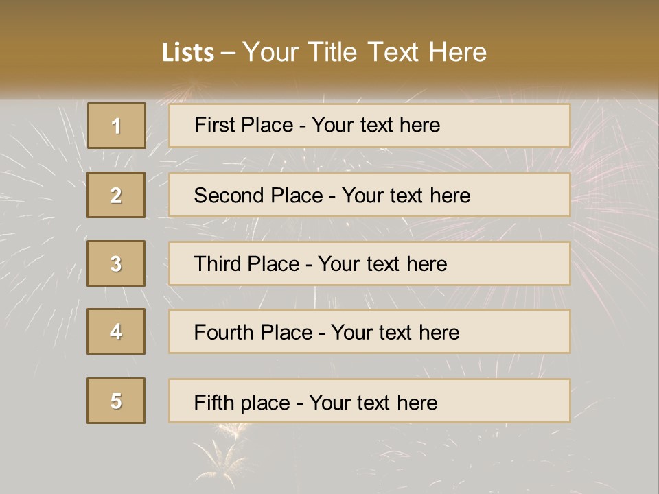Explosion Rockets Fireballs PowerPoint Template