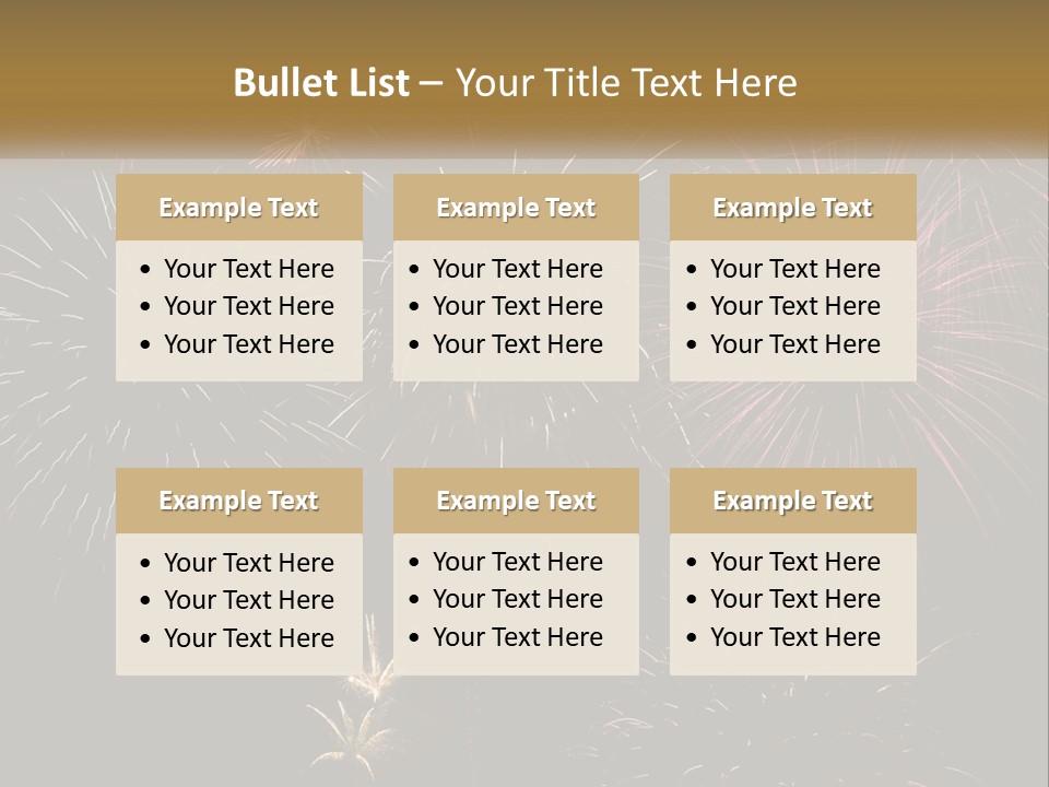 Explosion Rockets Fireballs PowerPoint Template