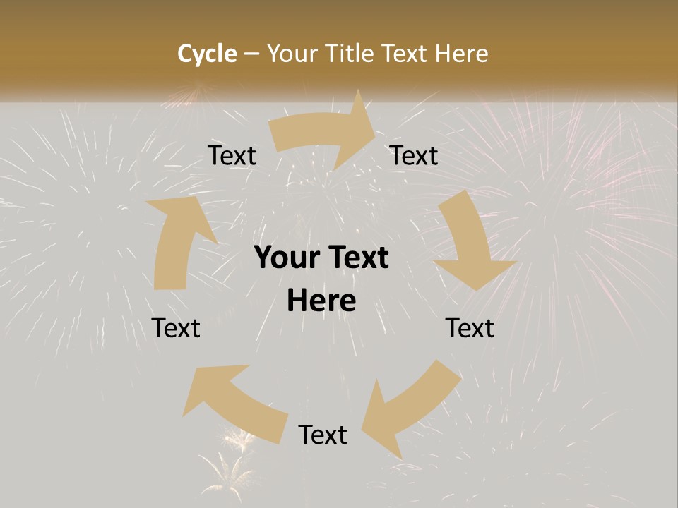 Explosion Rockets Fireballs PowerPoint Template