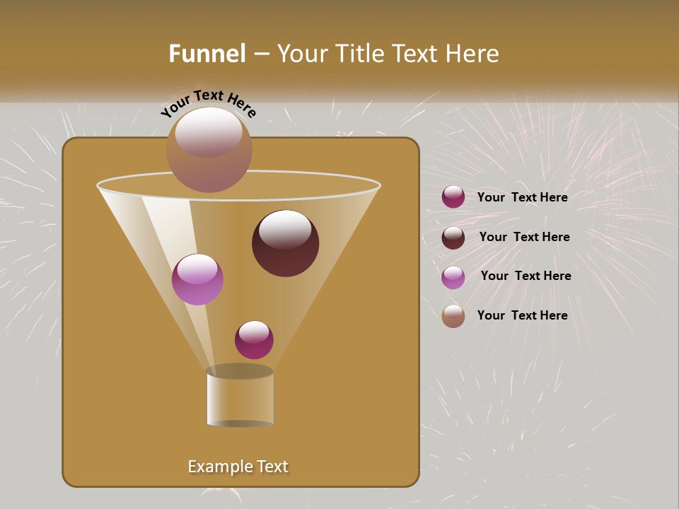 Explosion Rockets Fireballs PowerPoint Template