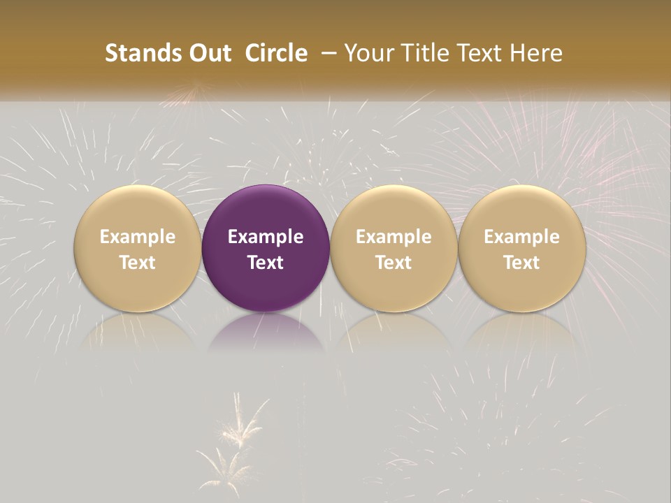 Explosion Rockets Fireballs PowerPoint Template