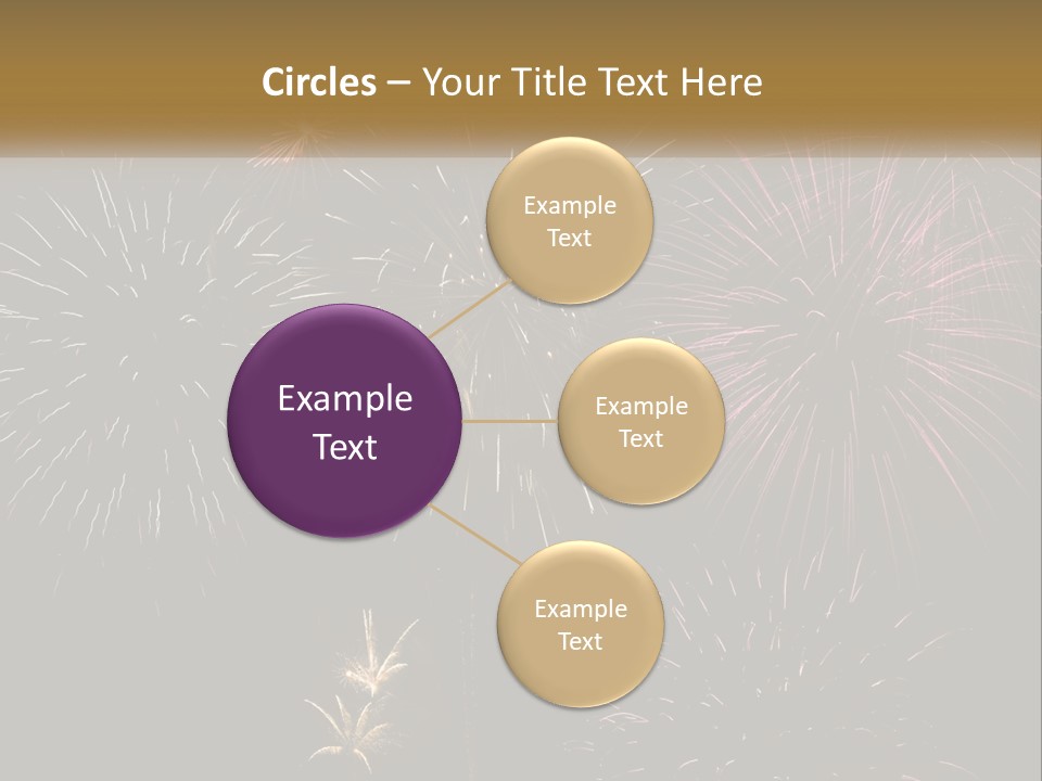 Explosion Rockets Fireballs PowerPoint Template