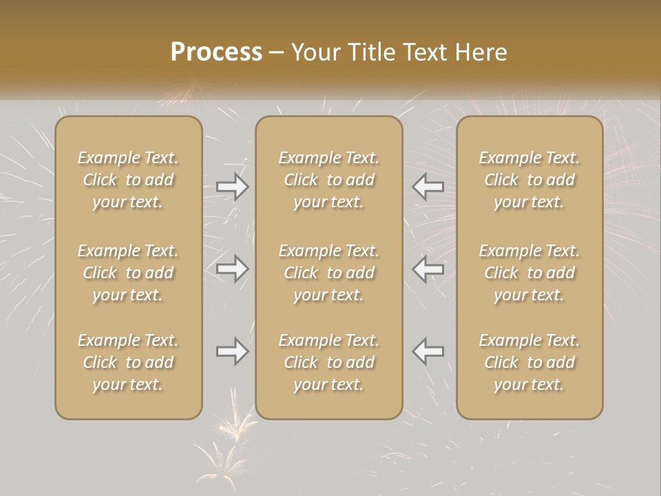 Explosion Rockets Fireballs PowerPoint Template