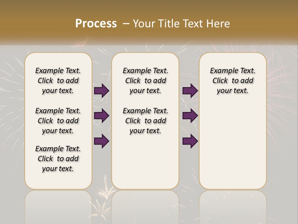 Explosion Rockets Fireballs PowerPoint Template