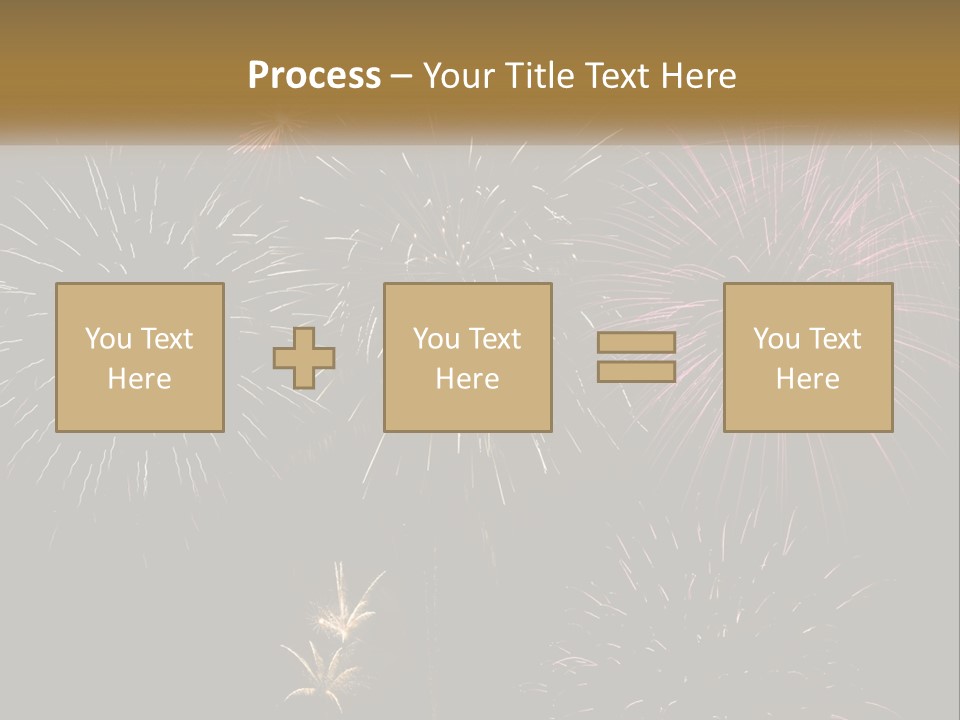 Explosion Rockets Fireballs PowerPoint Template